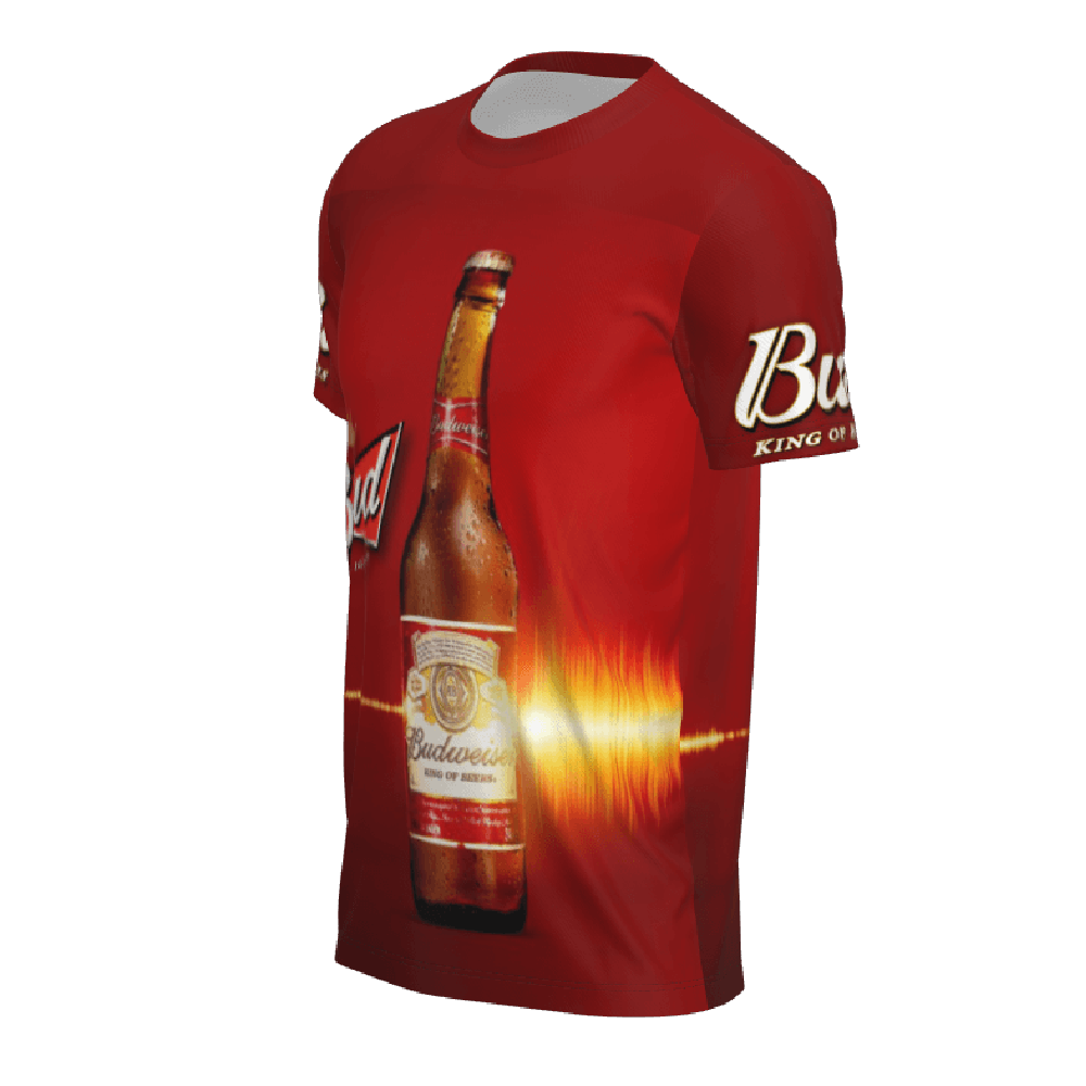 shirt budweiser 01 lado izquierdo
