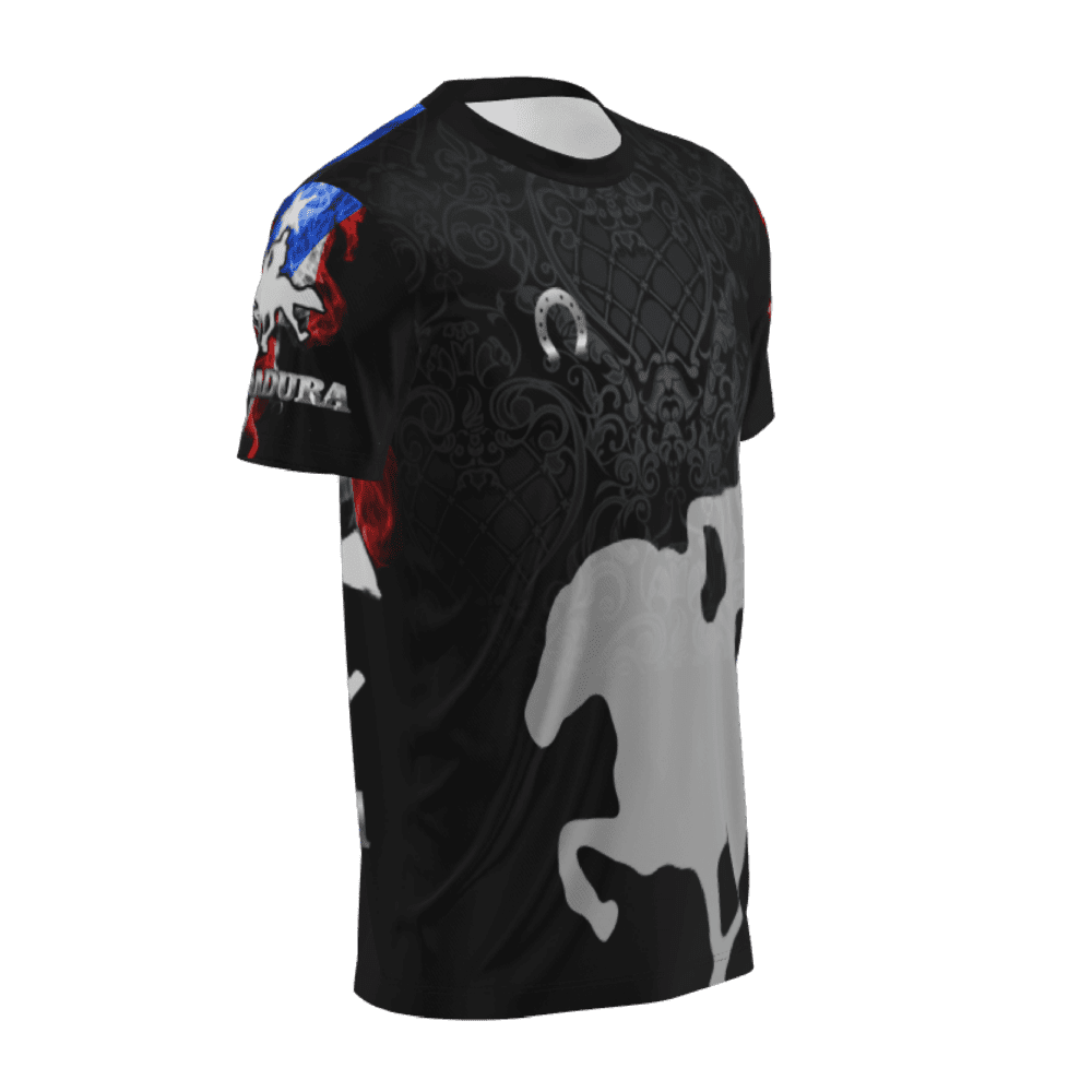 t-shirt andadura lado derecho