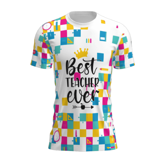 t-shirt blessed teacher 3 frente