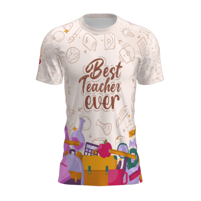 t-shirt blessed teacher 5 frente