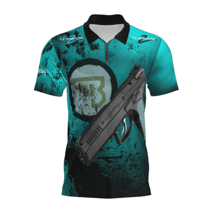 polo cz turquesa frente