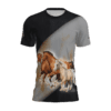 t-shirt caballos frente