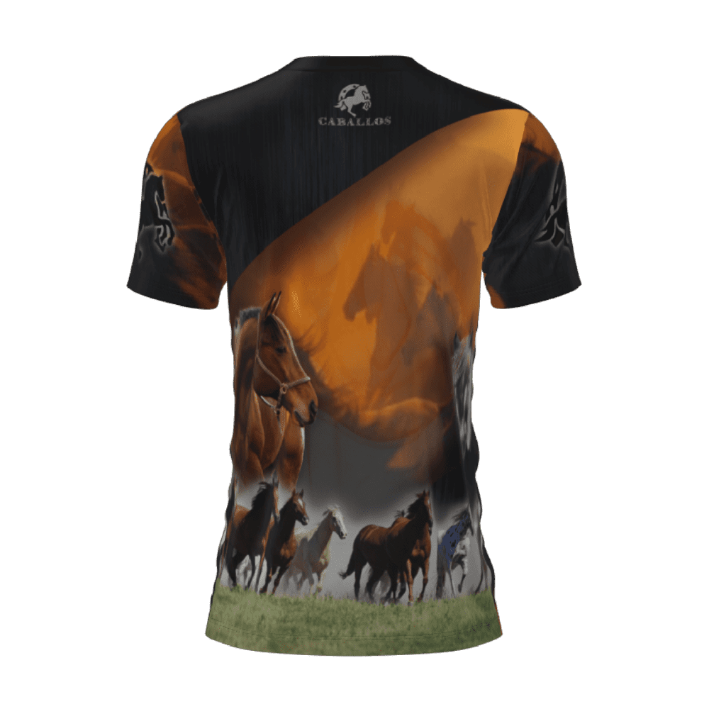 t-shirt caballos 03 atras