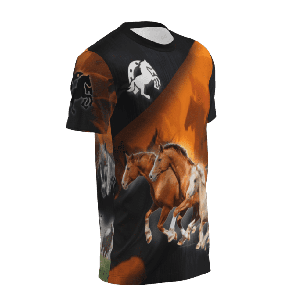 t-shirt caballos 03 lado derecho