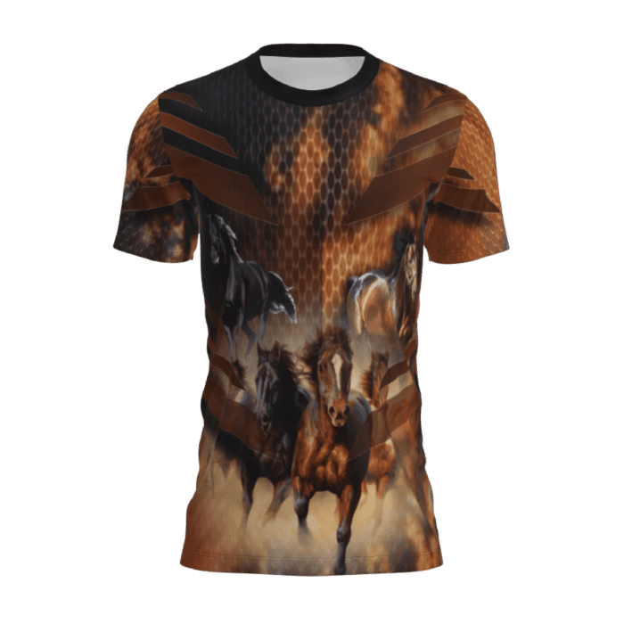 t-shirt caballos 04 frente