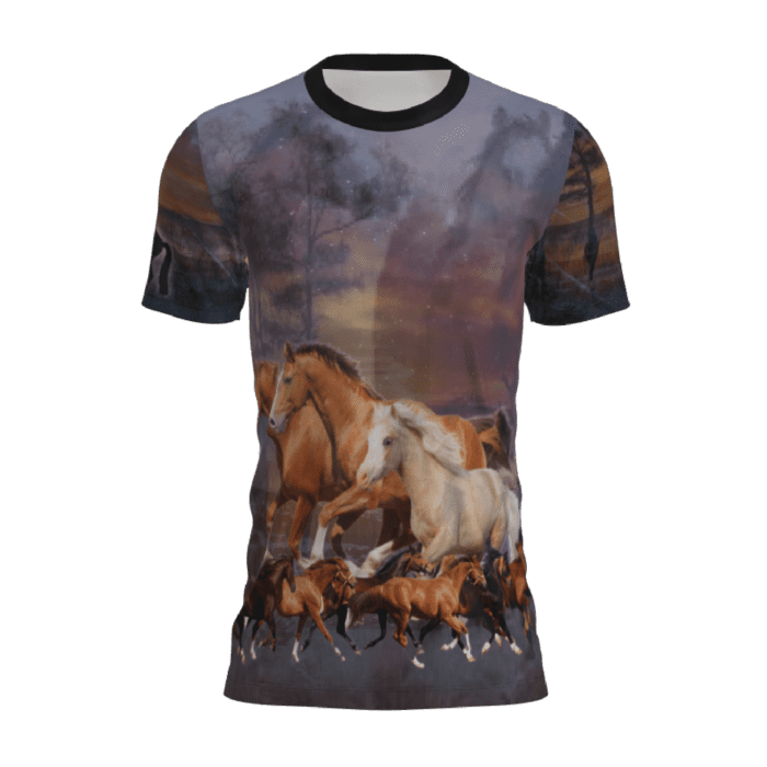 t-shirt caballos 05 frente