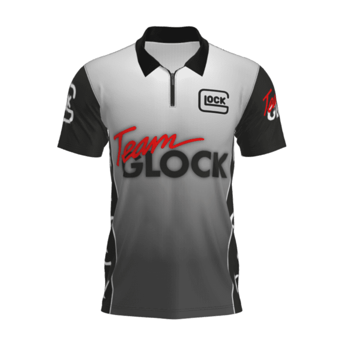 polo glock gris frente