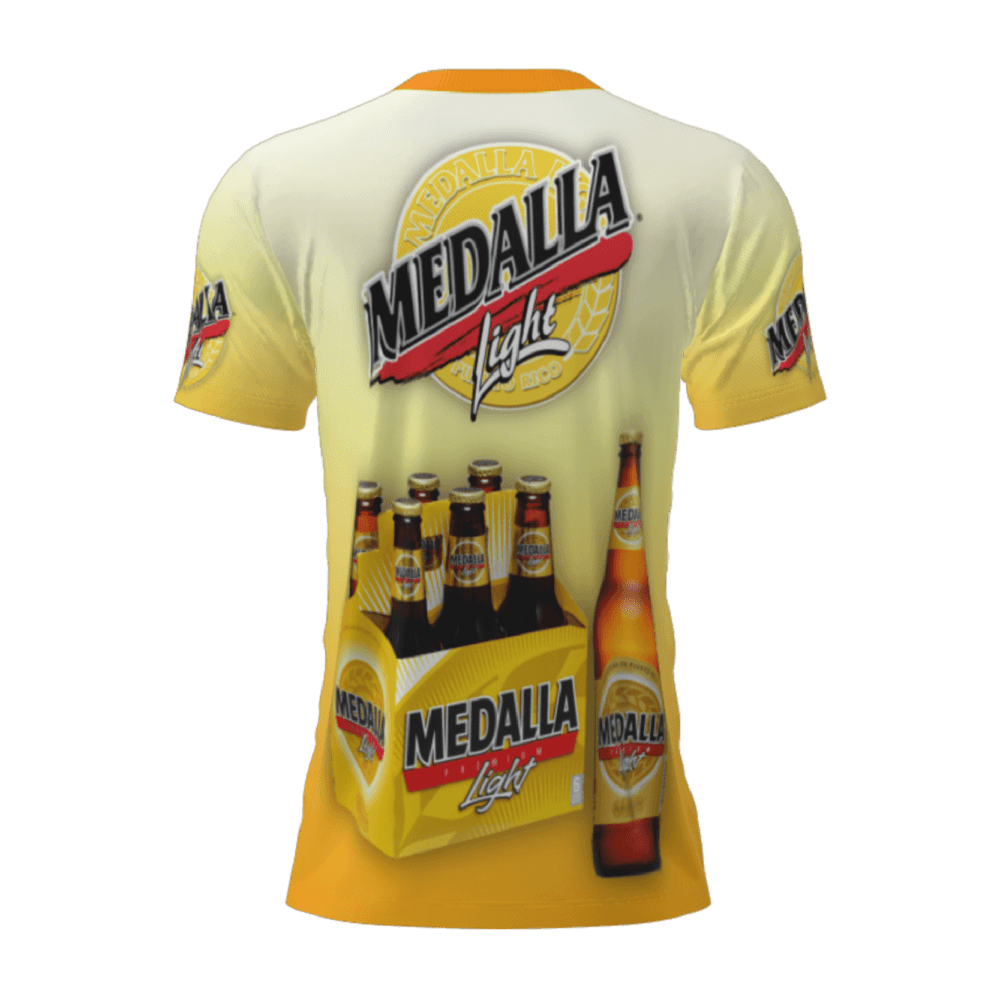 t-shirt medalla atras