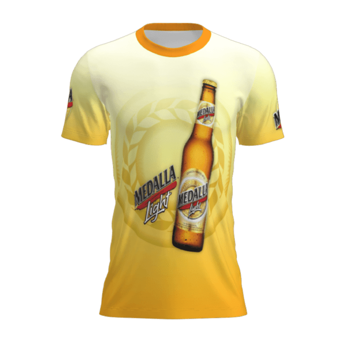 t-shirt medalla frente