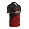 polo shadow 2 red lado derecho