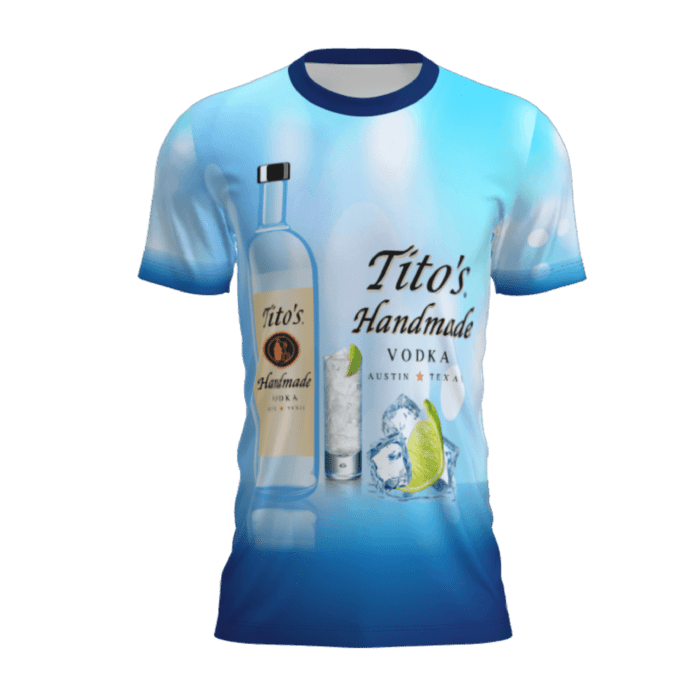 t-shirt tito vodka frente