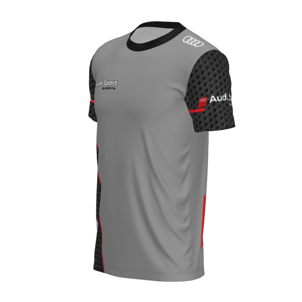 t-shirt audi lado izquierdo