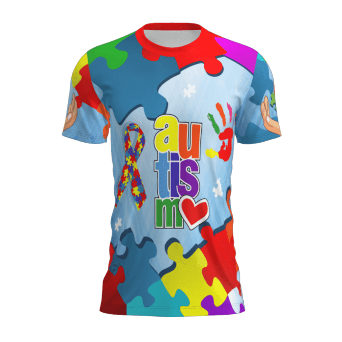 t-shirt autismo frente