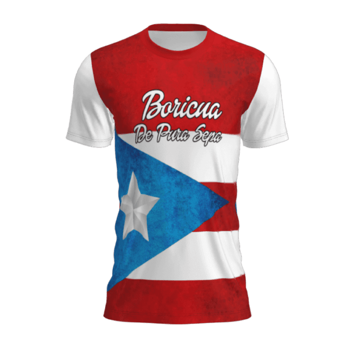 t-shirt boricua frente