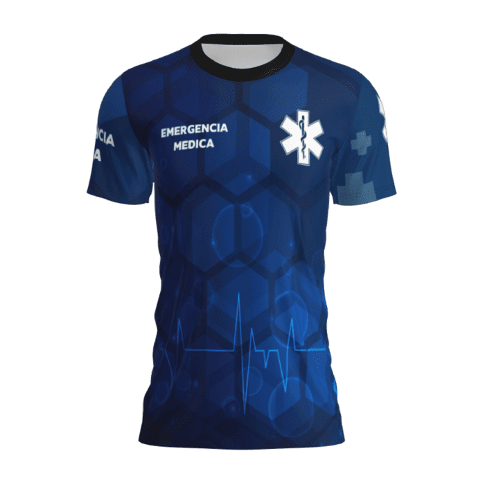 t-shirt emergecias medicas frente