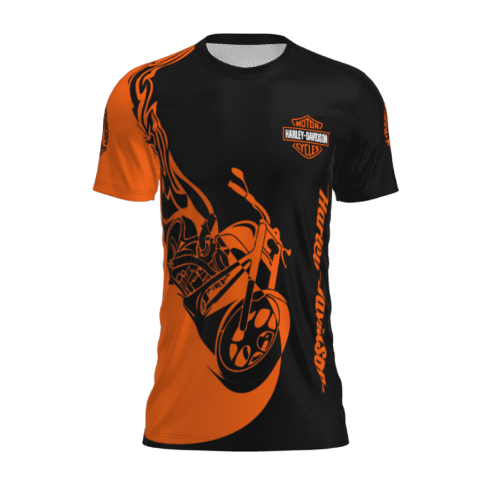 t-shirt harley frente