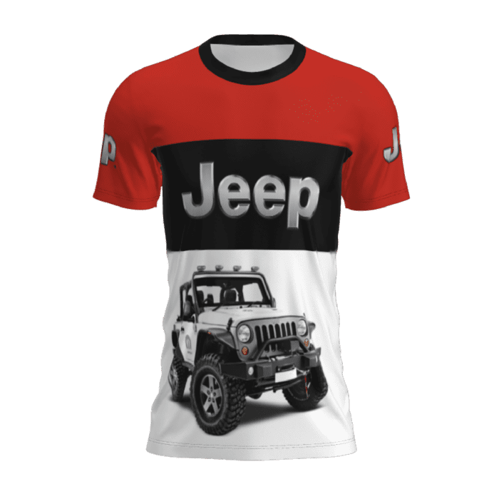 t-shirt jeep 5 frente