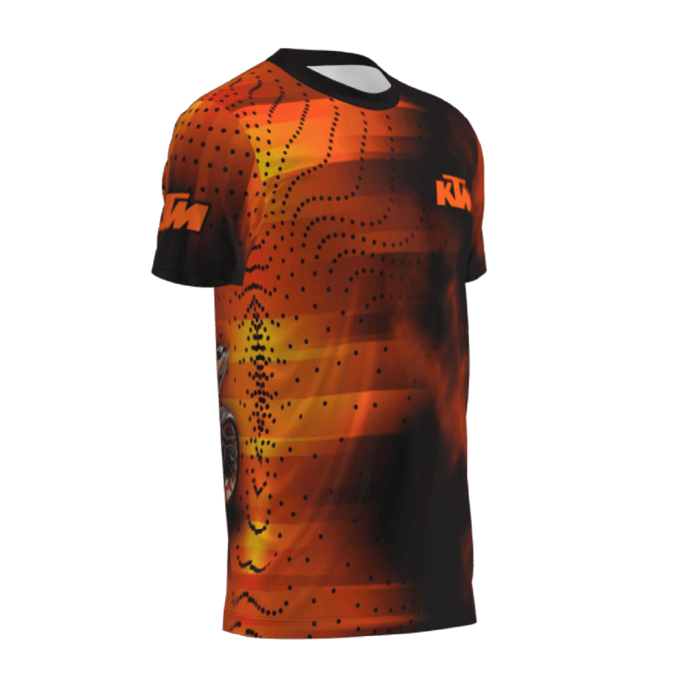 t-shirt ktm lado derecho