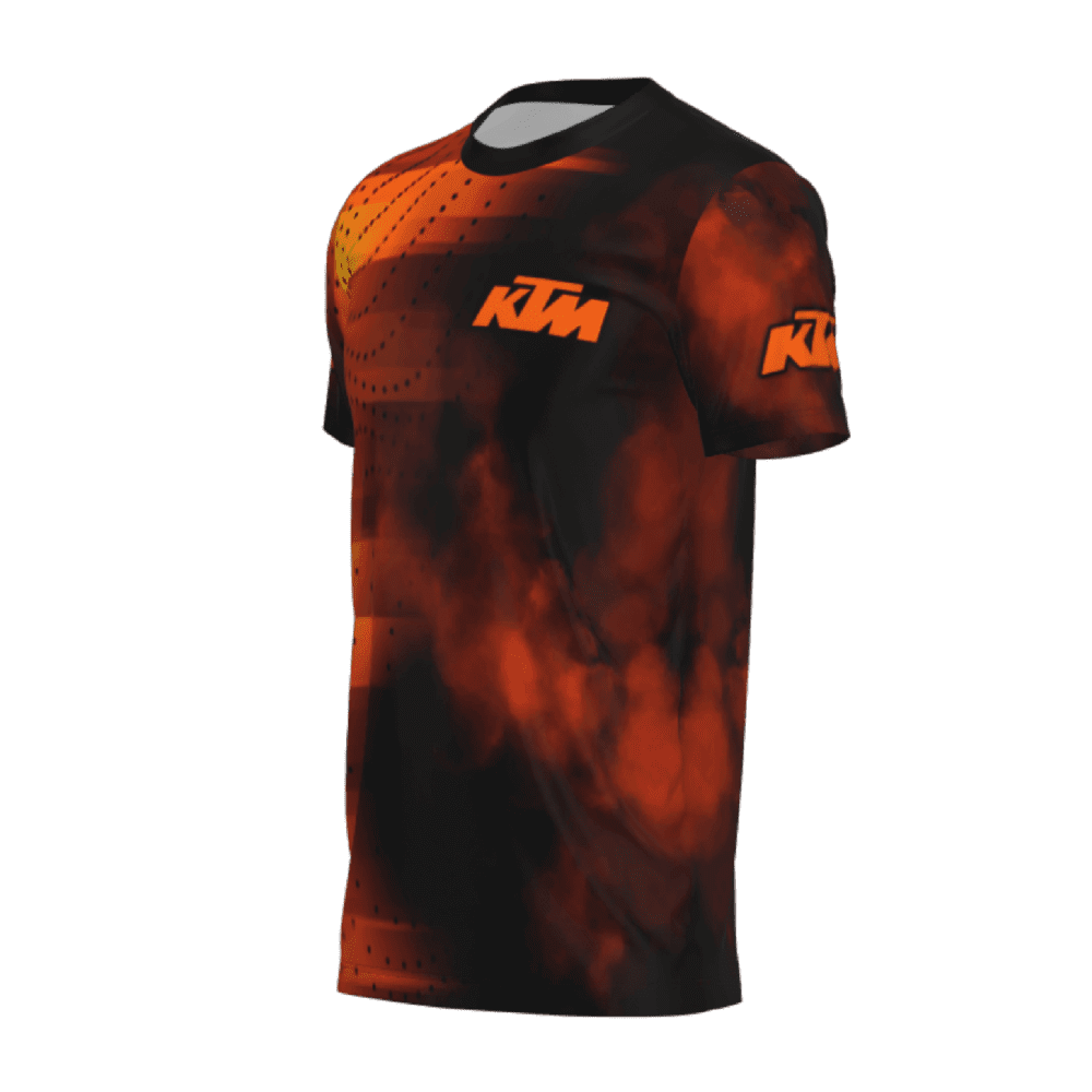 t-shirt ktm lado izquierdo
