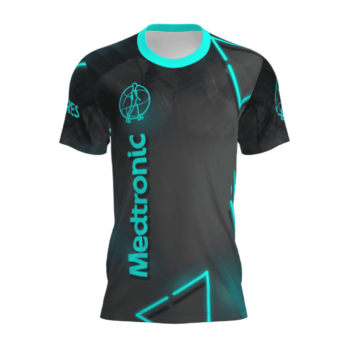 t-shirt medtronic 17 sensores frente