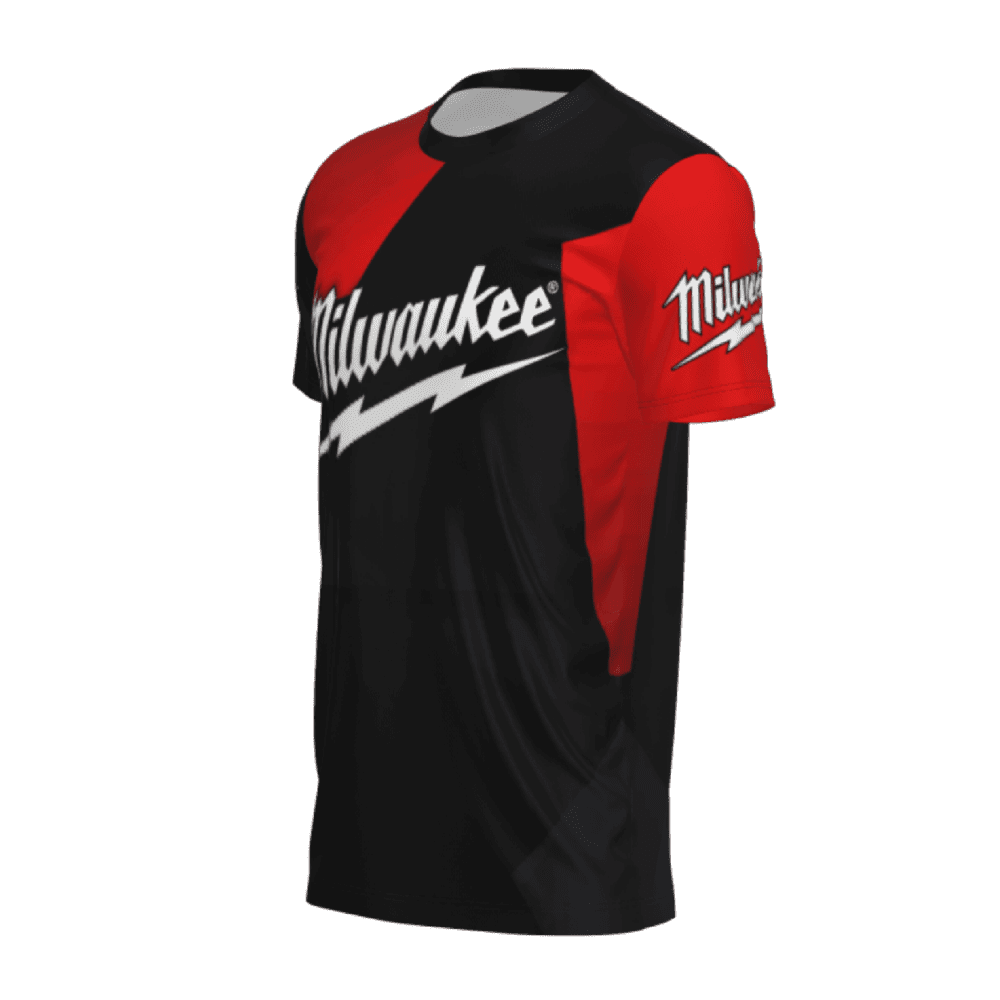 t-shirt milwaukee 2 lado izquierdo