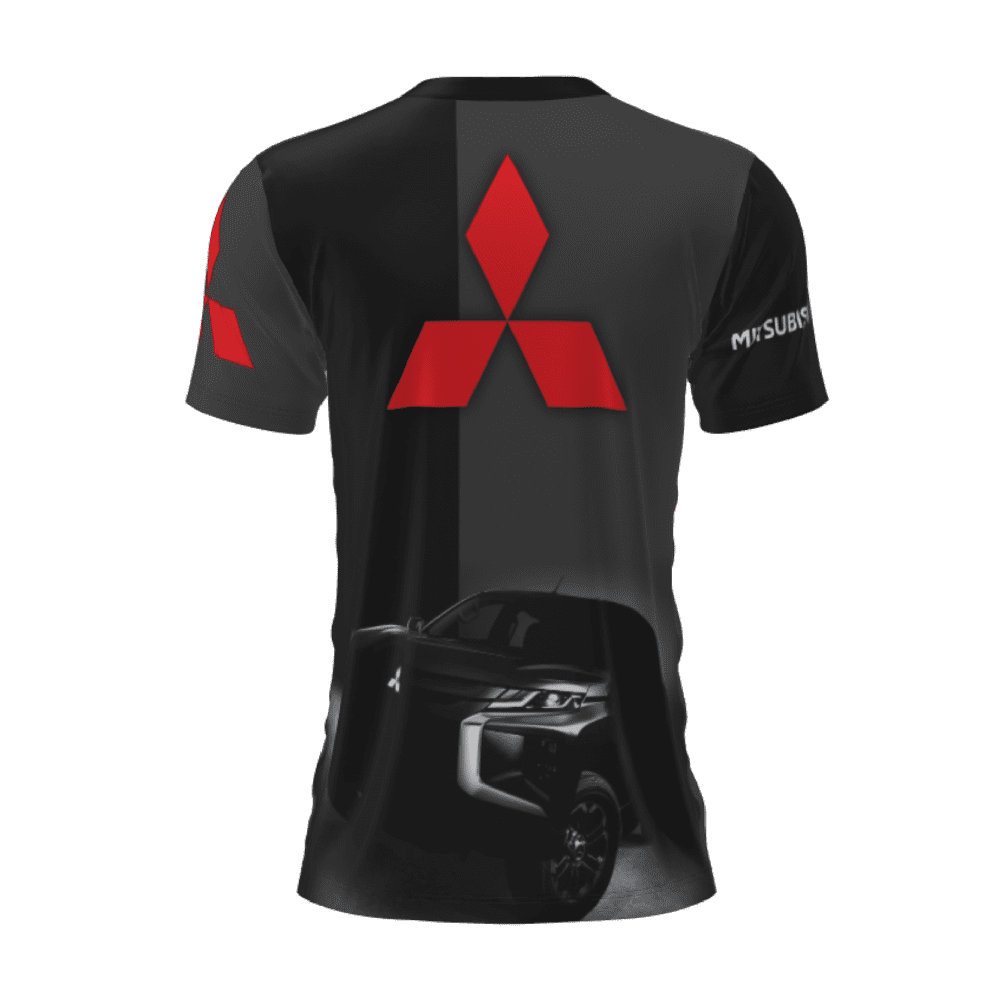 t-shirt mitsubishi 2 atras