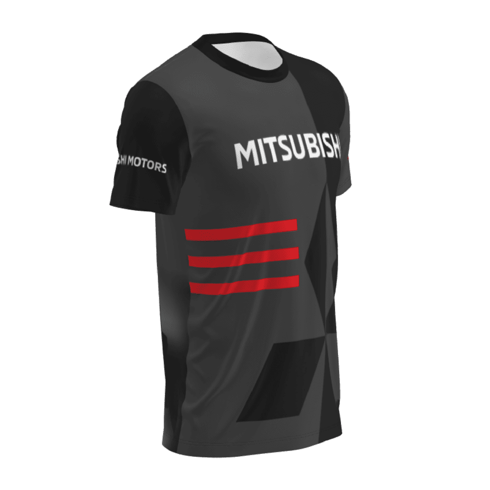 t-shirt mitsubishi 2 lado derecho