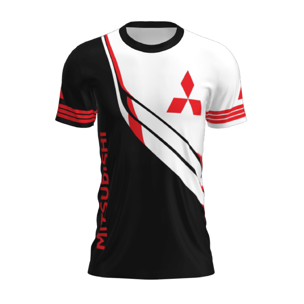 t-shirt mitsubishi 4 frente