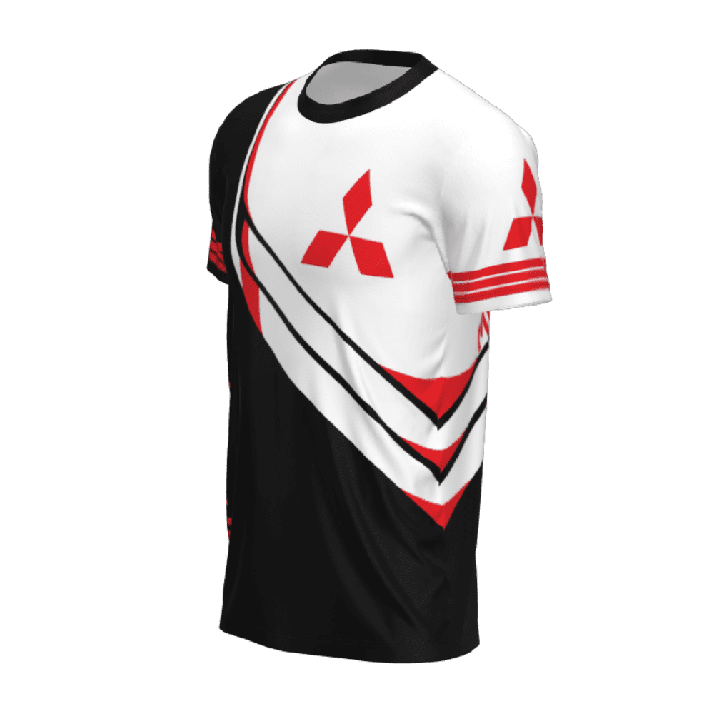 t-shirt mitsubishi 4 lado izquierdo
