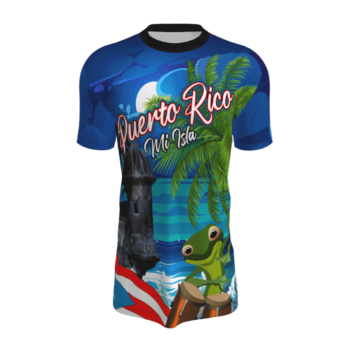 t-shirt puerto rico mi isla frente