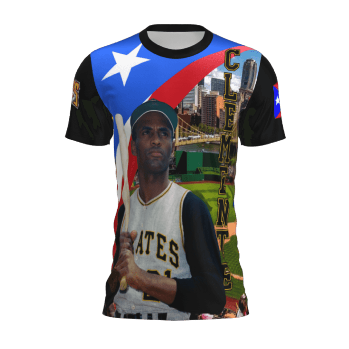 t-shirt roberto clemente frente
