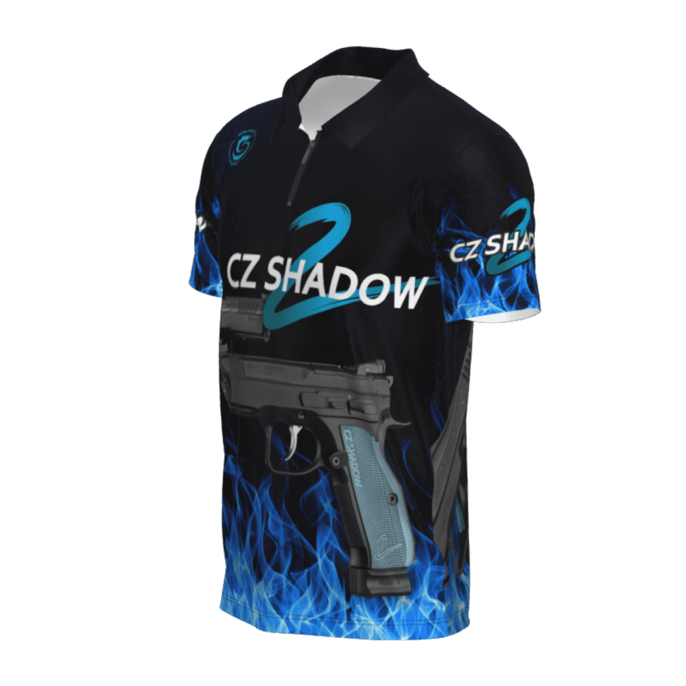 polo shadow 2 blue lado izquierdo