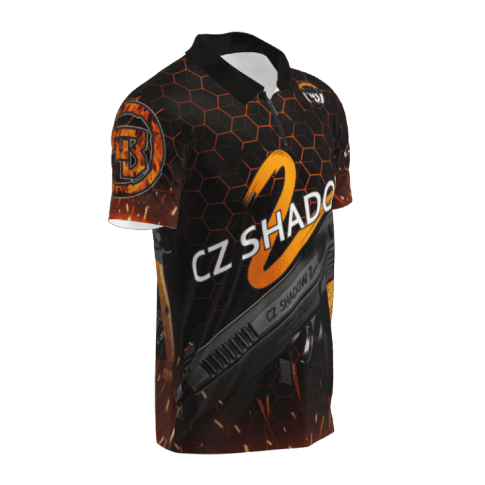 polo shadow orange lado derecho