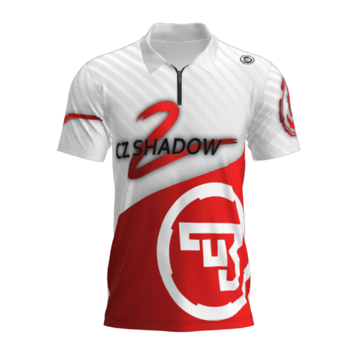 polo shadow 2 red & white frente