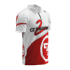 polo shadow 2 red & white lado derecho