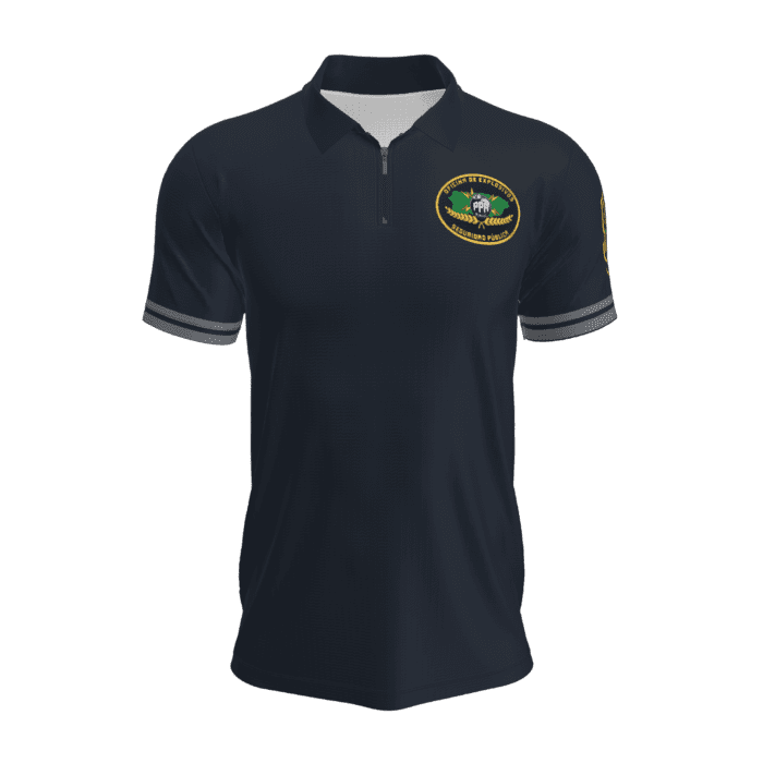polo policia navy frente