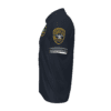 polo policia navy lado izquierdo