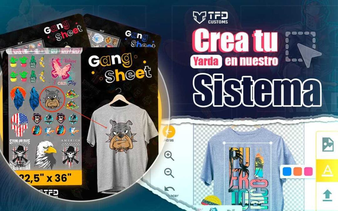 Cómo Montar tu Yarda de DTF con TFDCustoms: Paso a Paso