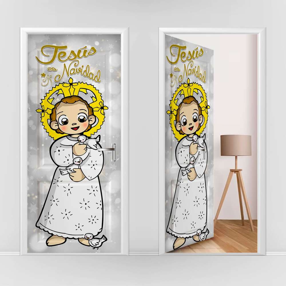 forro de puerta navidad jesus 16