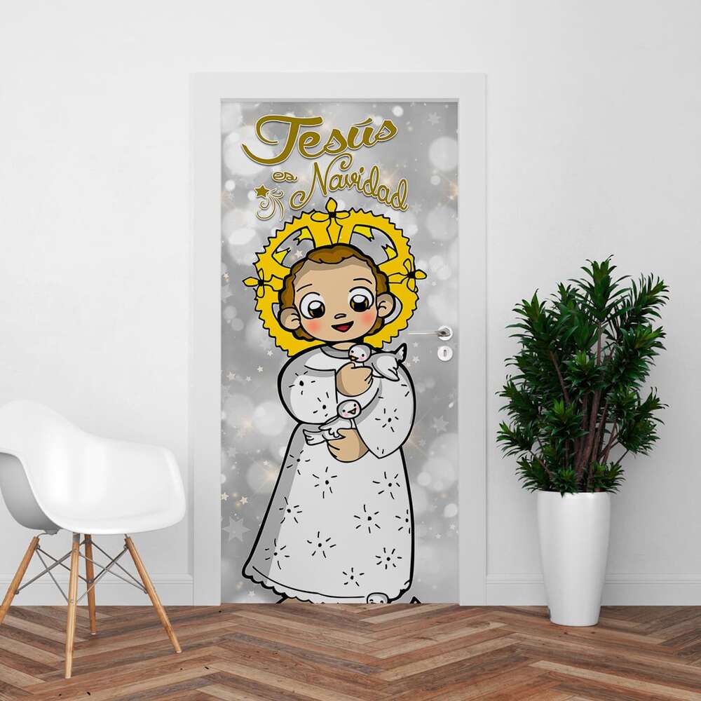 forro de puerta navidad jesus 16