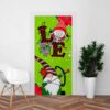 forro de puerta navidad santa claus 17
