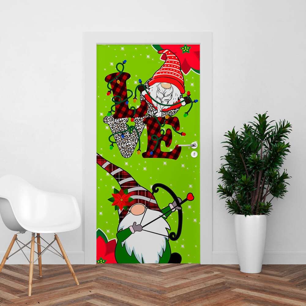 forro de puerta navidad santa claus 17