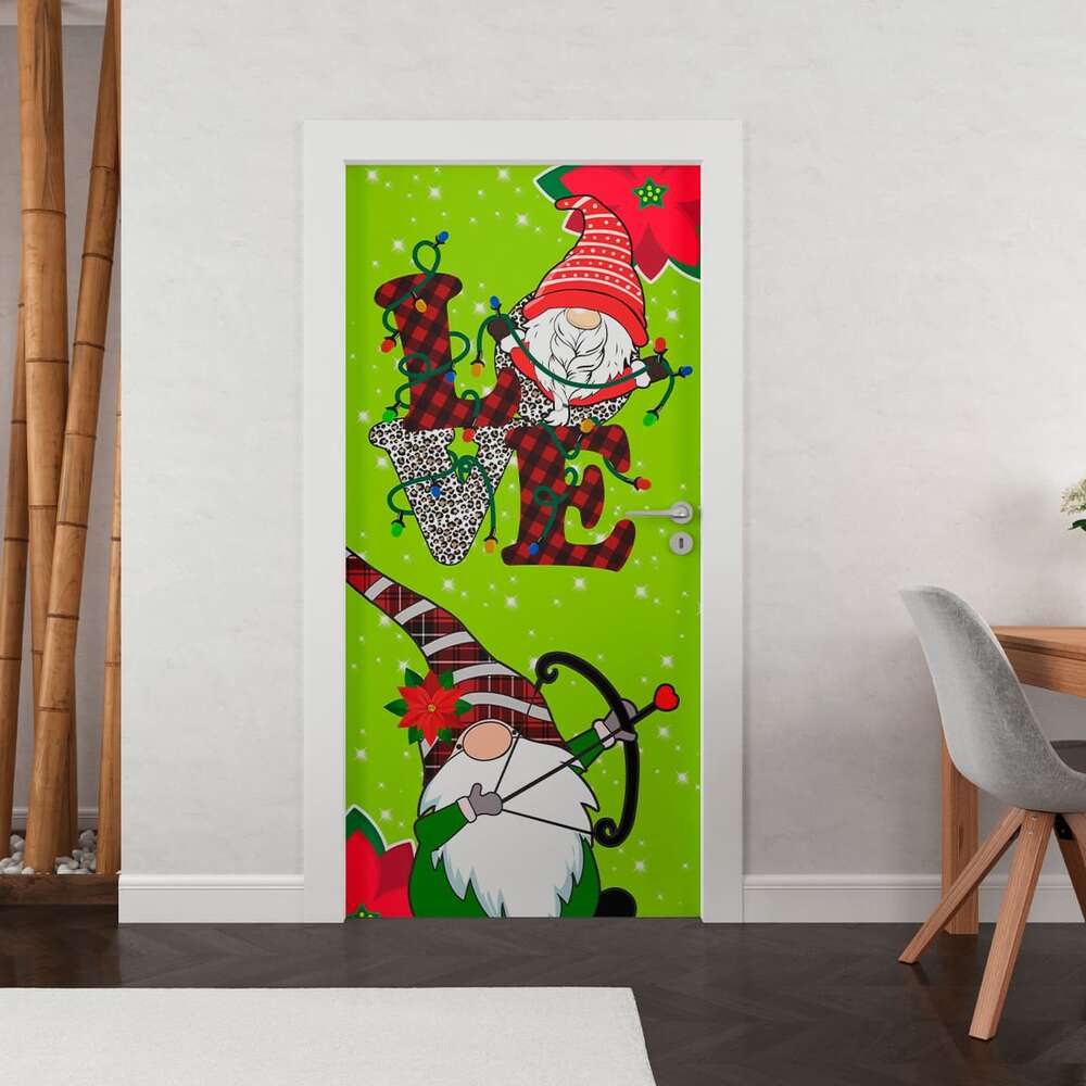 forro de puerta navidad santa claus 17