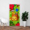 forro de puerta navidad globos 18