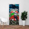 forro de navidad puerta el extraño mundo de jack grinch 19