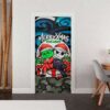 forro de navidad puerta el extraño mundo de jack grinch 19