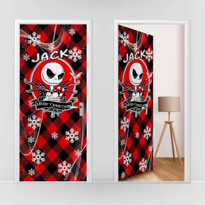 forro de puerta navidad el extraño mundo de jack 21