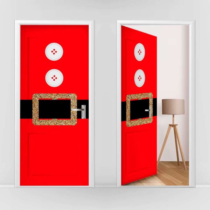 forro de puerta navidad santa claus 22
