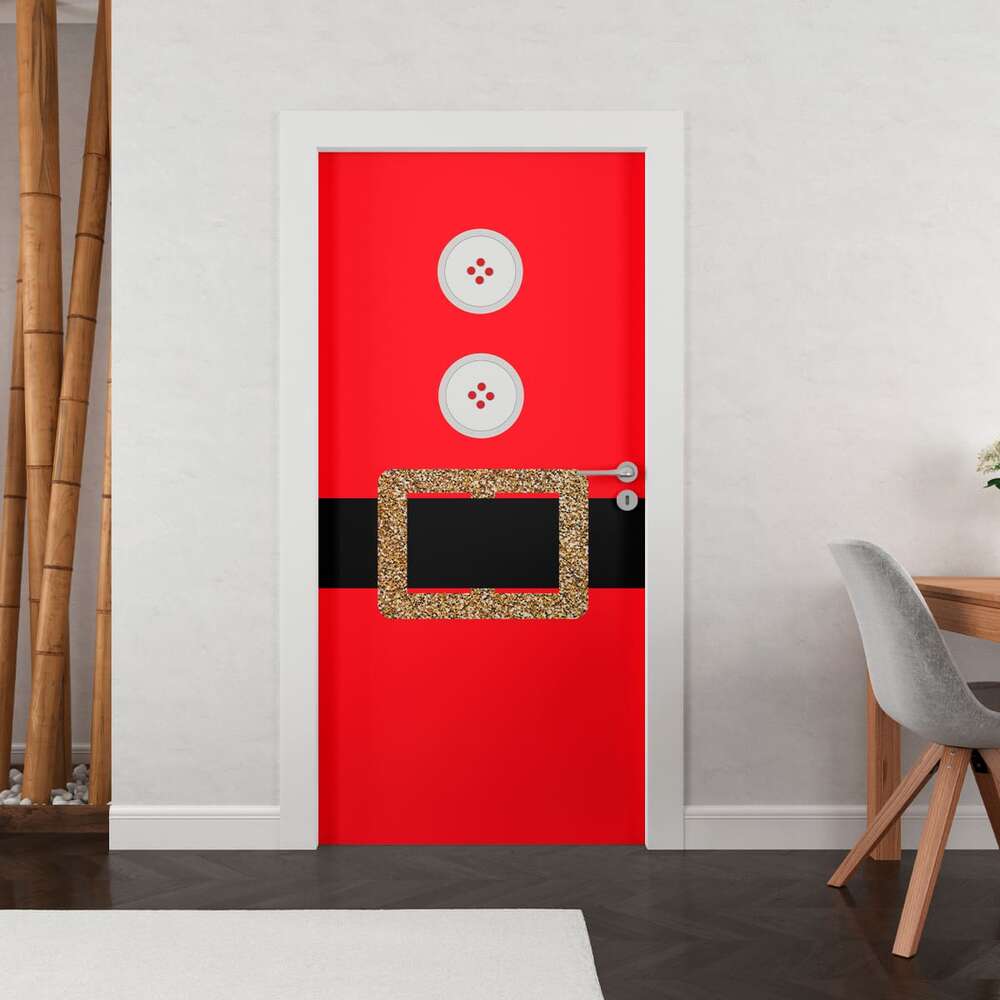 forro de puerta navidad santa claus 22