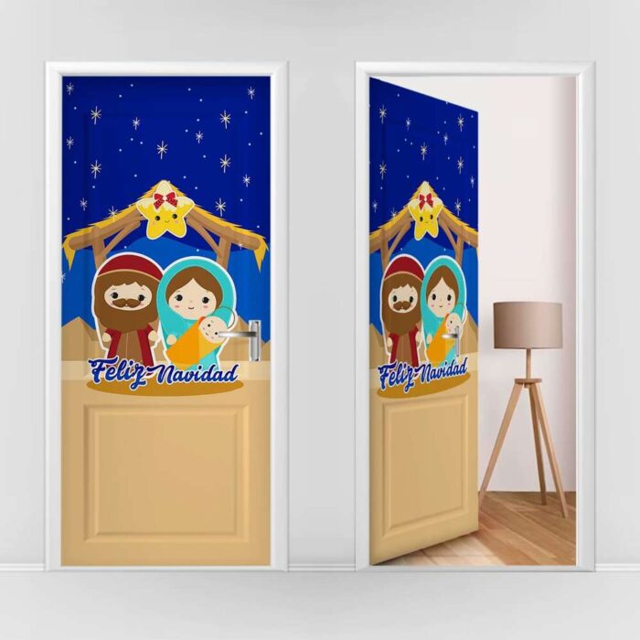 forro de navidad jesus y maria 6